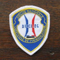 Insigne Police nationale - DICCILEC - Contrôle de l'immigration