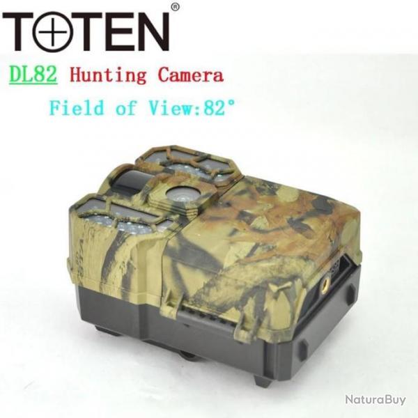 TOTEN Camra de Chasse 12MP 1080P IP66 paiement en 3 ou 4 fois