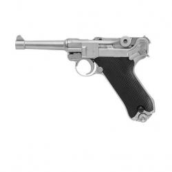 Luger P08 4" GBB - Silver - WE