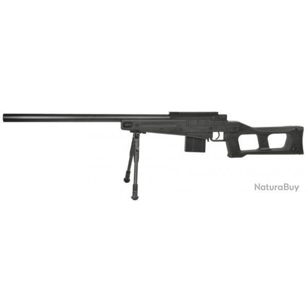 Fusil de prcision SAS 08 avec bipied - Noir - Swiss Arms