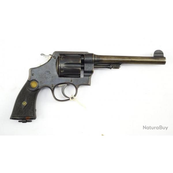 Revolver smith wesson hand ejector 2em model calibre 455 webley