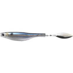 Leurre Souple DARTSPIN PRO 7 WEEDLESS monté BLUE BACK - SILVER