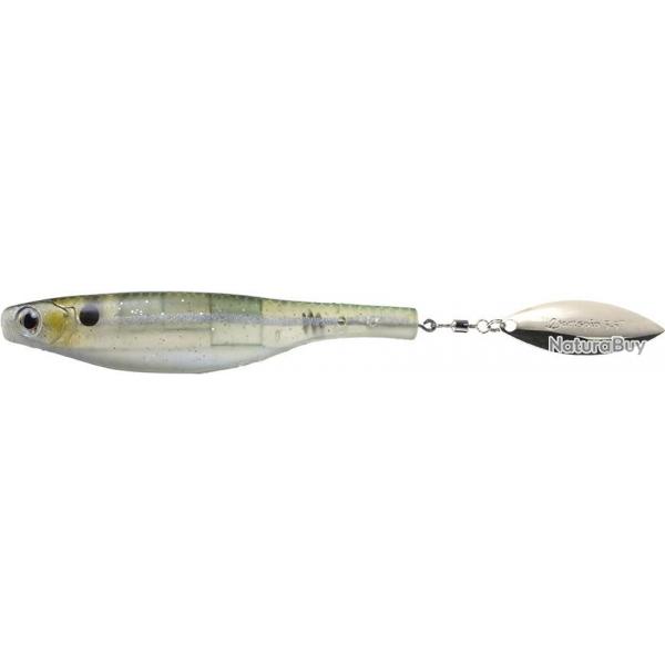 Leurre Souple Dartspin Pro Football Jig 4" GLASS MINNOW - SILVER