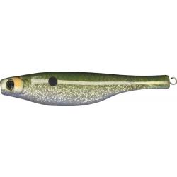 Leurre Souple Dartspin 4.5" Football Jig Head GLASS MINNOW - SILVER