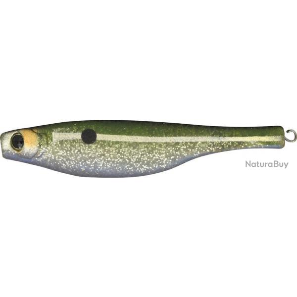 Leurre Souple Dartspin 4.5" Football Jig Head GLASS MINNOW - SILVER