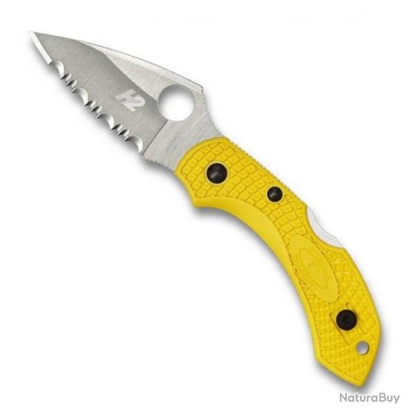 Couteau "Dragonfly 2 Salt", Lame dentele [Spyderco]