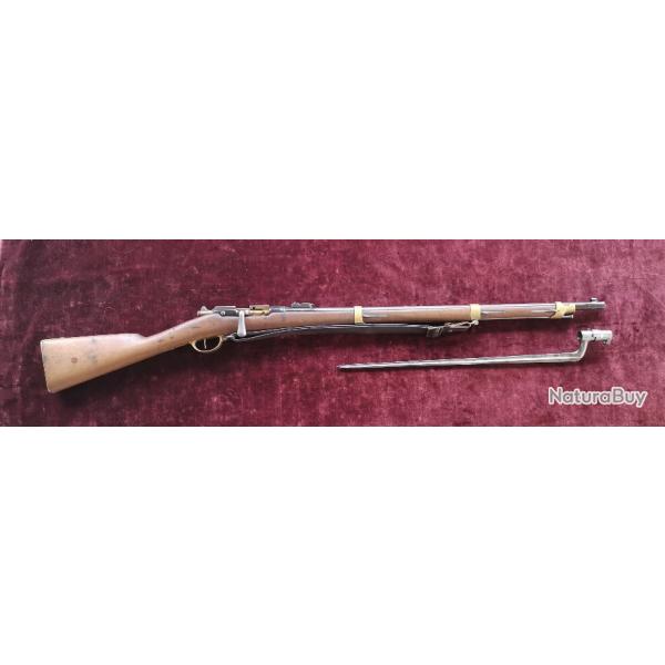 Carabine Chassepot modifie Gras 1866/74 de cavalerie ou de gendarme  cheval