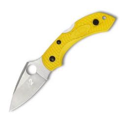 SPYC28PYL2 Couteau de poche Spyderco Dragonfly 2 Salt jaune