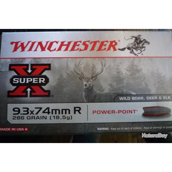 Balles winchester 9.3x74R