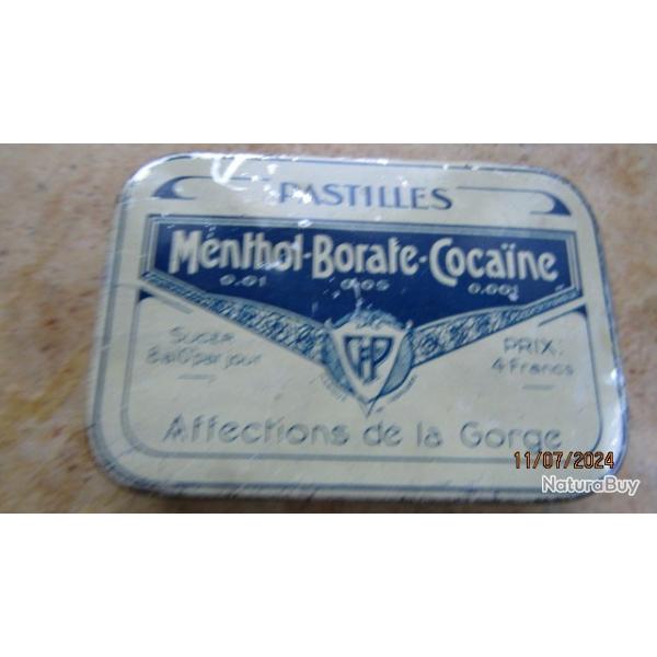 boite cachet mdicament cocaine pharmacie mal de gorge pastille