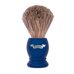 955801 Blaireau Plisson "Essentiel" pur gris monture bleu nuit