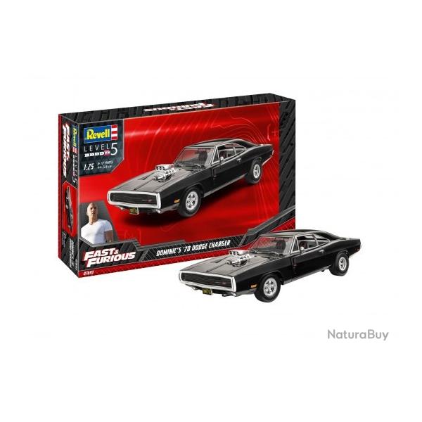 Maquette  monter - Fast & furious Dodge Charger '70 Dominic 1/25 | Revell (0000 3387)