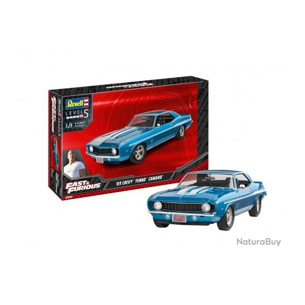 Maquette  monter - Fast & furious Chevy yenco camaro '69 1/25 | Revell (0000 3388)