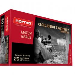 CARTOUCHES NORMA 6 Creedmoor 6,9G/107GR GOLDEN TARGET BTE 20