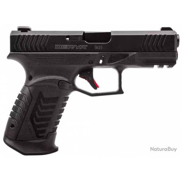 Pistolet DERYA DY9 C101 Noir/vert