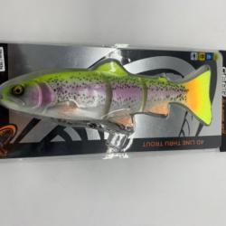 Leurre 4D LINE THRU TROUT 25cm/193g Savage gear jaune rose argent