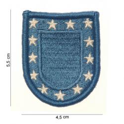 Patch tissu US baret flash bleu | 101 Inc (0001 0322)