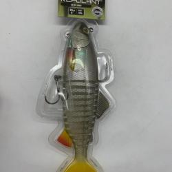 leurre souple replicant jointed fox rage silver ghost 20cm 120g