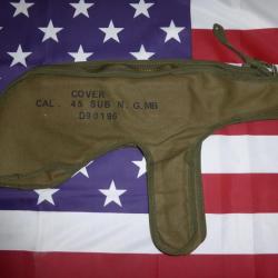 Housse pour pistolet-mitrailleur GREASE GUN ( cover ) USA WW2 MILITARIA