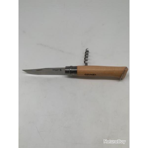 Couteau OPINEL N10 Tire bouchon dcapsuleur