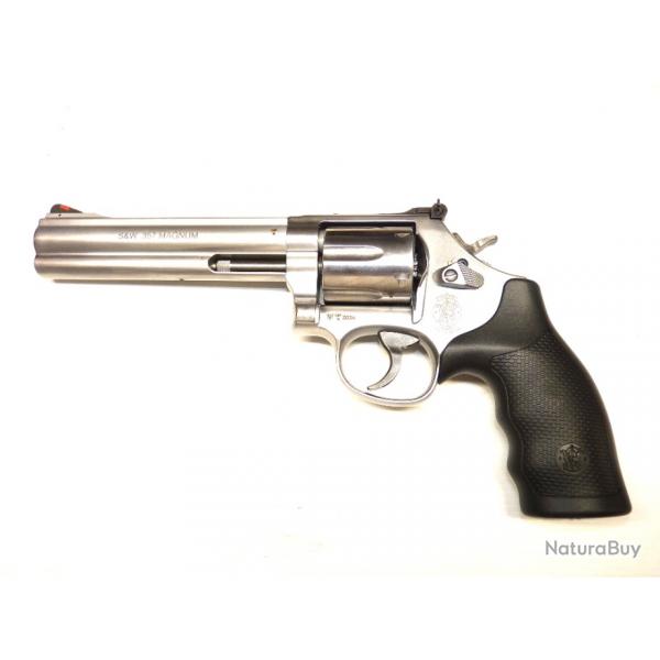 Revolver Smith & Wesson 686-6 6" Cal.357Mag Inox 6 coups CATB