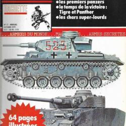 connaissance de l'histoire n°17 chars de combat allemands 39-45 ,chars super lourds, tigre et panthe