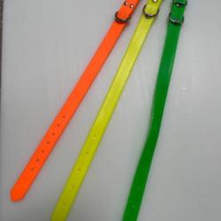 Lot de 3 colliers fluo pour chien