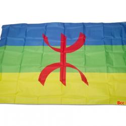 Drapeau Kabyle 190 x 50 cm , 100% polyester