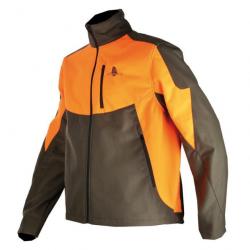 Blouson Somlys softshell polytricot  orange / vert 401 - 2XL