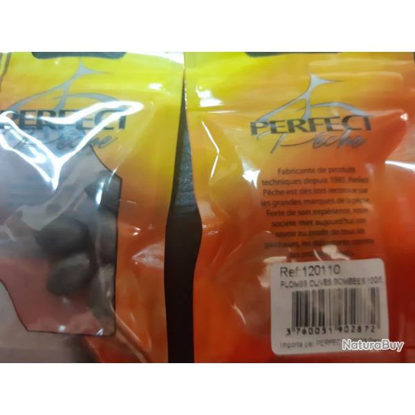 Plomb Olive 10g paquet de 5