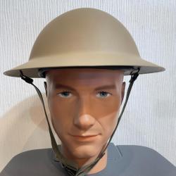 Casque Anglais WW2 Tommy - Reproduction Haute Qualité Beige