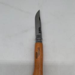 Couteau Opinel N08 8cm hêtre, carbone