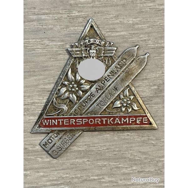 une plaque allemande sport  ww2