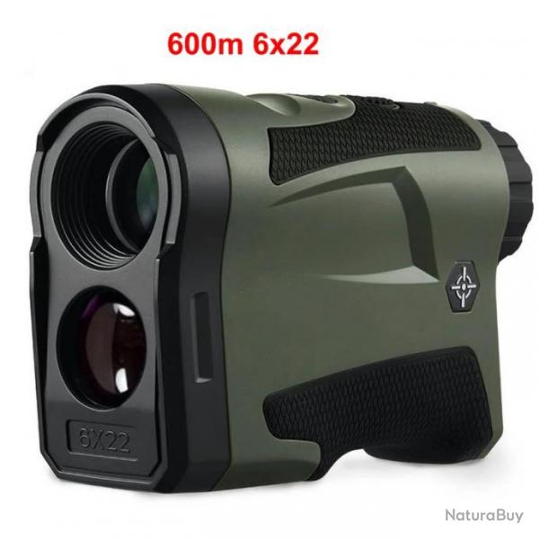 Tlmtre Laser 600 mtres 6x Etanche Chasse Golf Outdoor