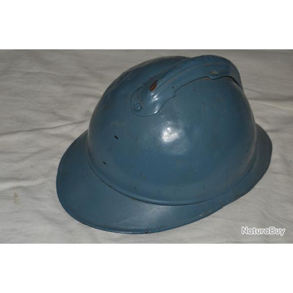 COQUE DE CASQUE ADRIAN Mle 1915 REPEINTE-FRENCH ADRIAN HELMET 1WW-GUERRE 1914/1918