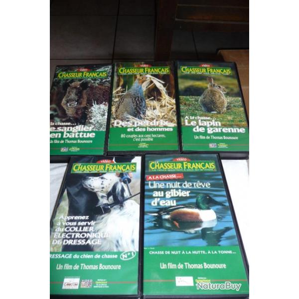 5 VHS Collection " Chasseur Franais "