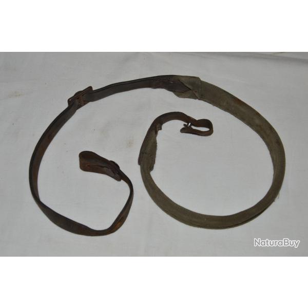 SANGLE/BRETELLE ALLEMANDE POUR FUSIL OU MITRAILLEUSE-GERMAN MASCHINE GUN-1WW