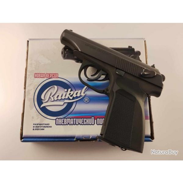 PISTOLET BAIKAL MP 654K CO2 - CATEGORIE D - MADE IN RUSSIA - MAKAROV 654 - SANS RESERVE!!