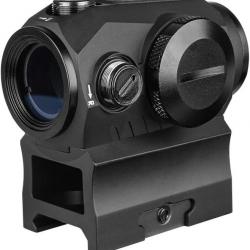 Spina optics1x20 point rouge portée optique vue chasse IPX6 étanche QD monture