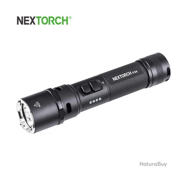 Lampe Torche Nextorch P86 - 1600 Lumens rechargeable USB-C sifflet lectronique intgr