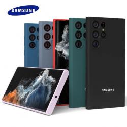 Samsung Coque Silicone pour Galaxy, Couleur: Au Choix, Smartphone: Galaxy S24 Plus +