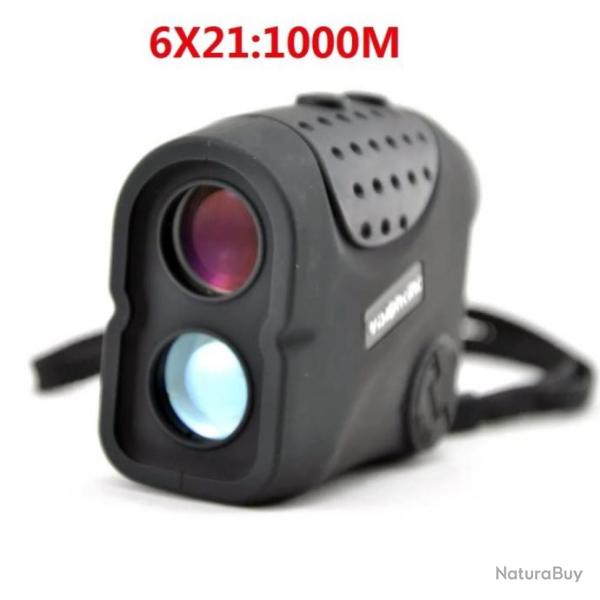 Tlmtre 6x21 Laser 1000m FMC Bak4 Portable Chasse Golf Outdoor Visionking