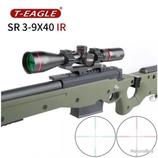 T-Eagle Lunette De Vise SR 3-9x40 IR Paiement en 3 ou 4 fois -