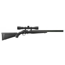 RUGER PACK CUSTOM SILENCE AMERICAN RIMFIRE 22LR 56CM NOIRE LUNETTE 3-9X40 HOUSSE