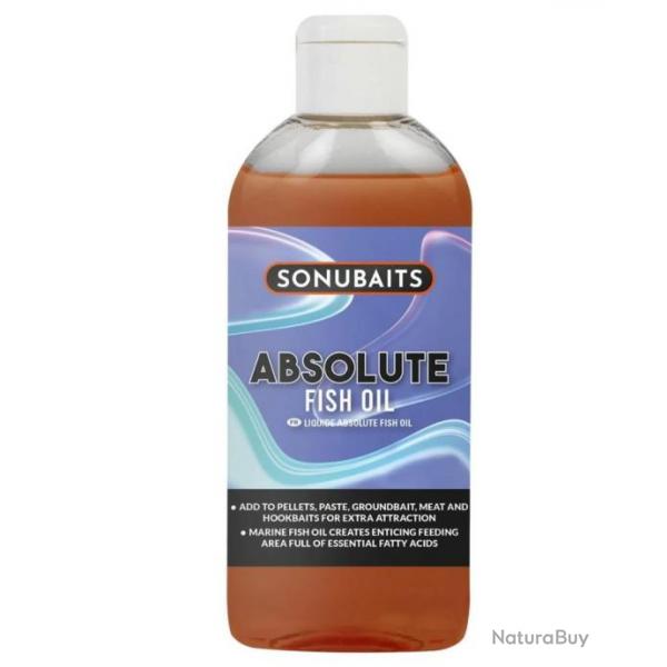 SONUBAITS LIQUIDE ABSOLUTE FISH OIL 200ML SONUBAITS