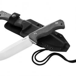 Poignard LionStell "T6" CPM-3V, Manche micarta noir [Lionsteel]