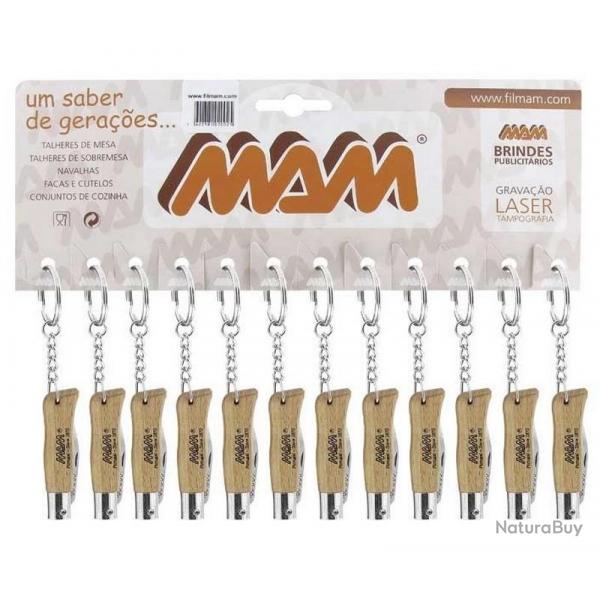 Lot de 12 canifs porte-cls [M.A.M.]