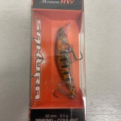 !! LEURRE SAKURA PHOXY MINNOW HW 62mm col GHOST NATURAL TROUT