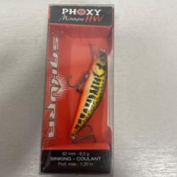 !! LEURRE SAKURA PHOXY MINNOW HW 62mm col BROWM VAIRON