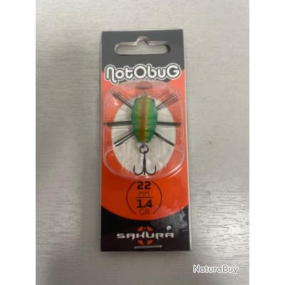!! LEURRE SAKURA NOTOBUG 22mm col 11 - Leurres durs Carnassiers (12147348)